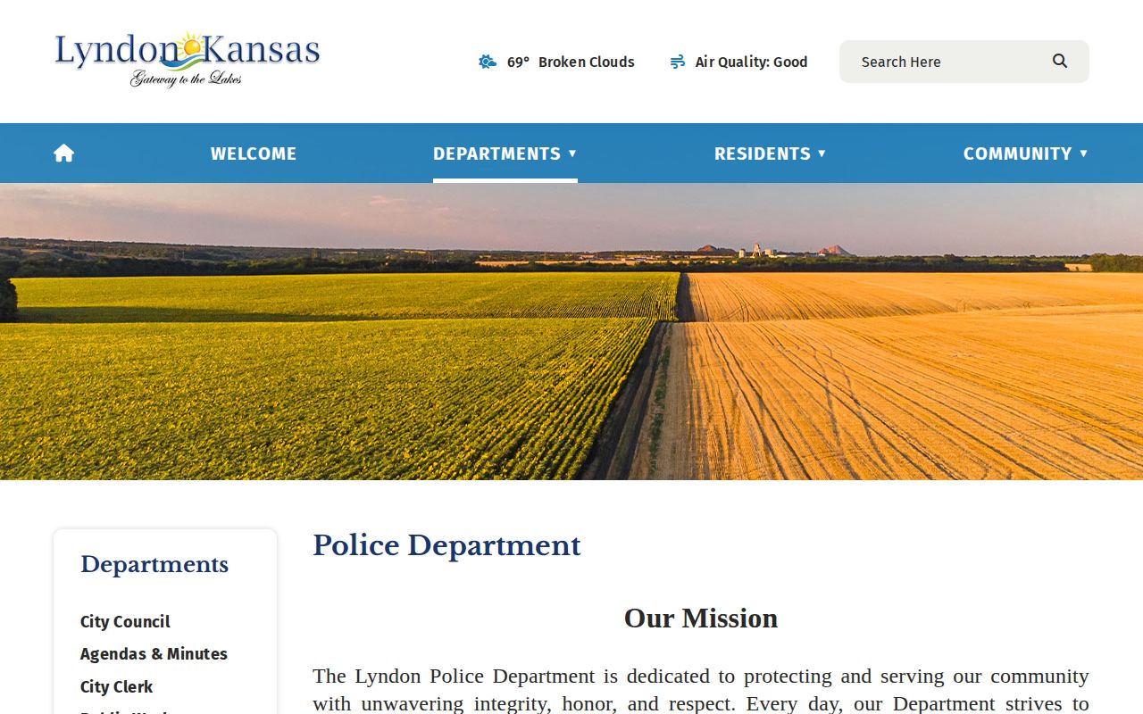 Official Lyndon Police Department page
